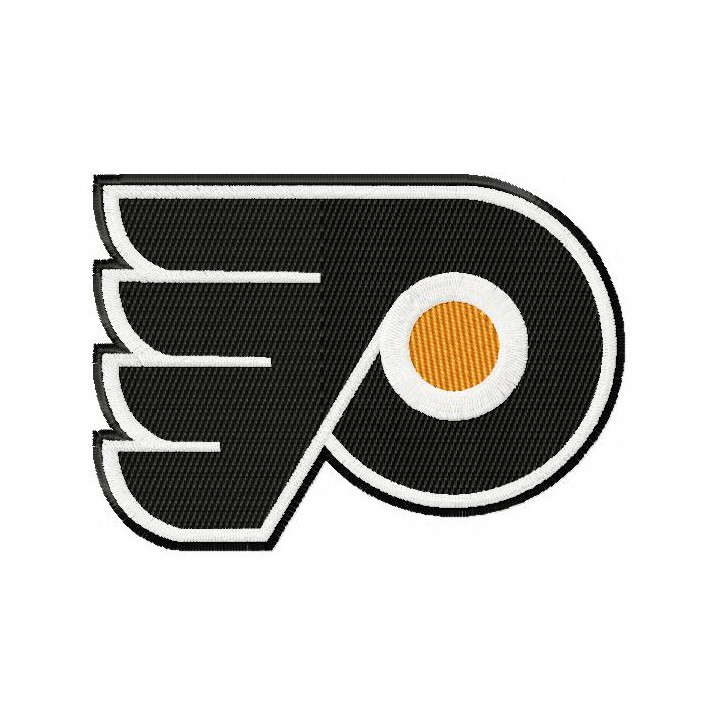 Philadelphia Flyers logo embroidery design - Embroidery Design
