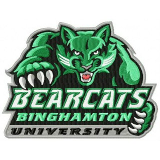 Binghamton Bearcats logo embroidery design - Embroidery Design