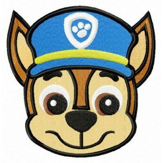 Chase muzzle embroidery design - Embroidery Design