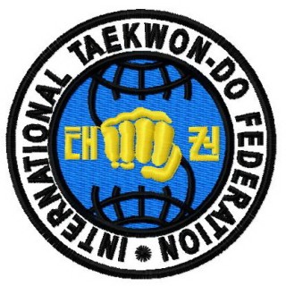 International Taekwon-do Federation logo embroidery design - Embroidery Design