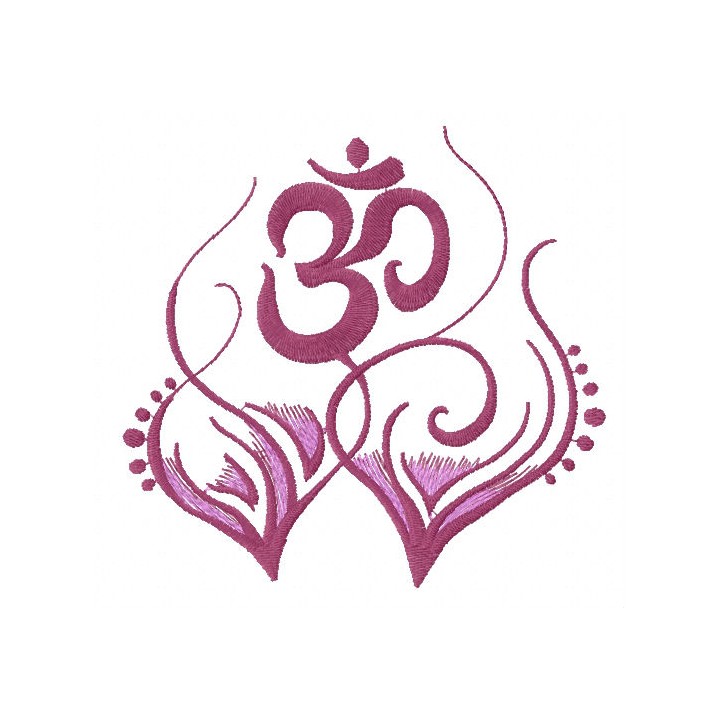 Oriental flower 3 embroidery design - Embroidery Design