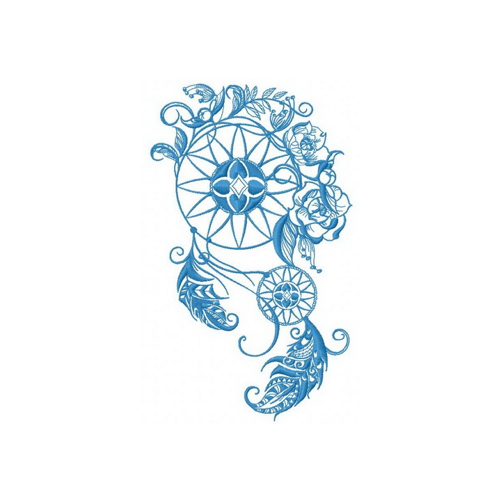 Dreamcatcher 26 embroidery design - Embroidery Design