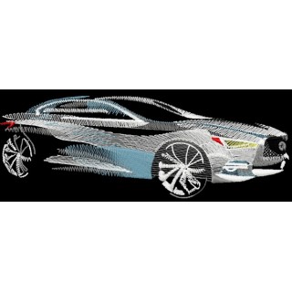 Sport car embroidery design - Embroidery Design