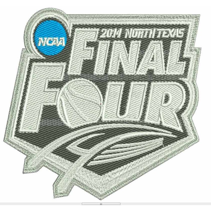 Final four logo embroidery design - Embroidery Design