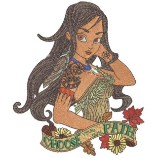 Forest fairy 2 embroidery design - Embroidery Design