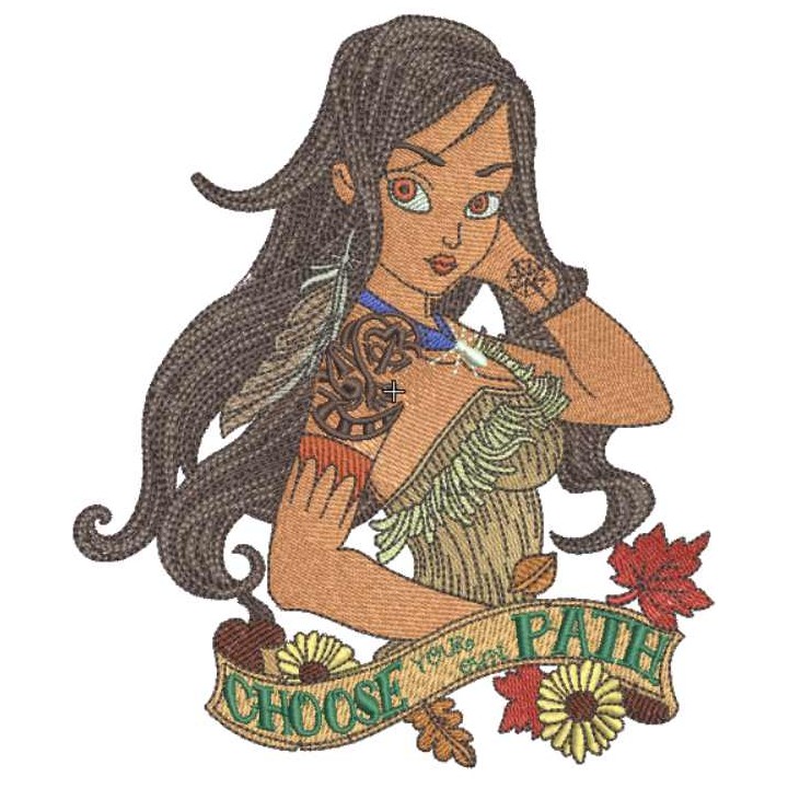 Forest fairy 2 embroidery design - Embroidery Design
