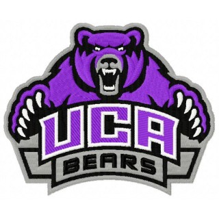Central Arkansas Bears logo embroidery design - Embroidery Design