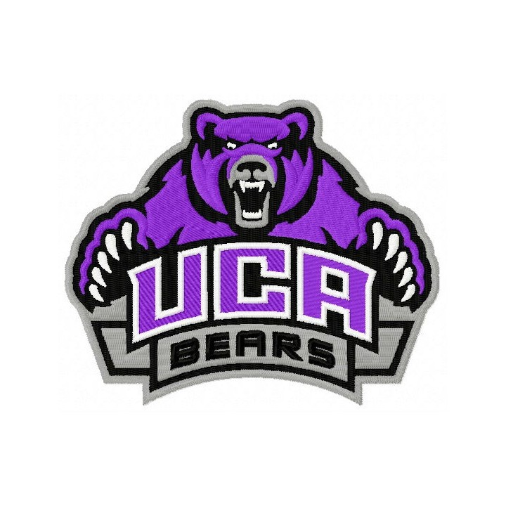 Central Arkansas Bears logo embroidery design - Embroidery Design