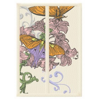 Butterfly's world 3 embroidery design - Embroidery Design