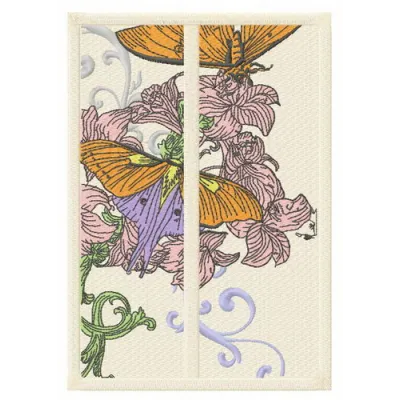 Preview of Butterfly's World 3 embroidery design featuring intricate butterfly motifs for creative stitching projects.