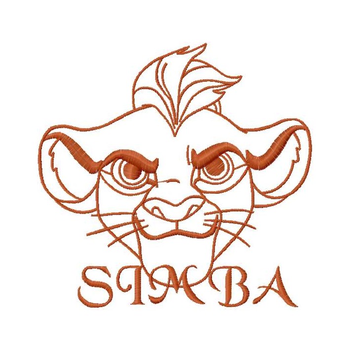 Simba 7 embroidery design - Embroidery Design