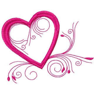 Valentine's day Heart embroidery design - Embroidery Design