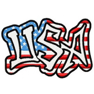USA 2 embroidery design - Embroidery Design