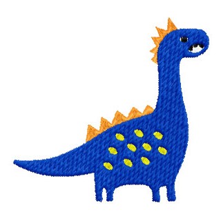 Cute Dino 2 embroidery design - Embroidery Design