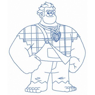 Brave Wreck-It Ralph embroidery design - Embroidery Design