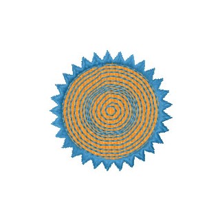 Sun embroidery design - Embroidery Design