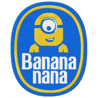 Banana nana embroidery design - Embroidery Design