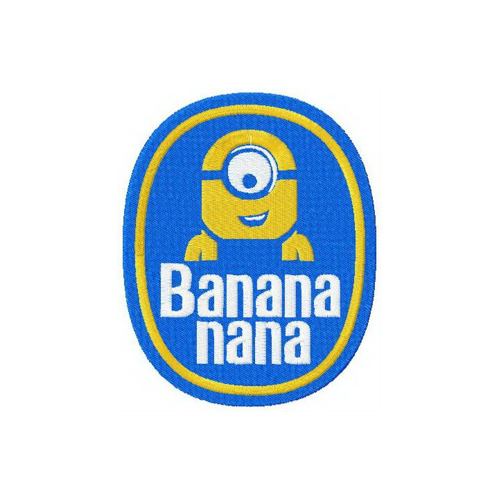 Banana nana embroidery design - Embroidery Design