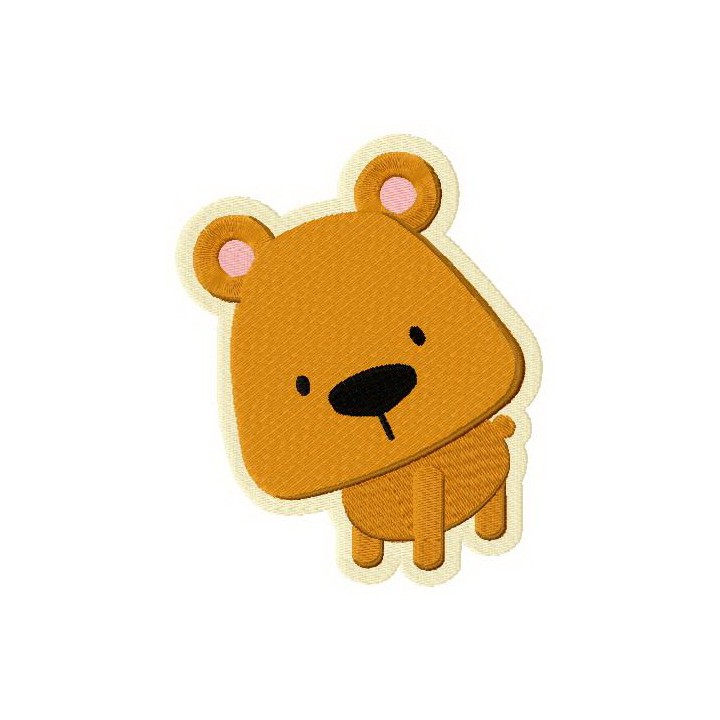 Baby bear embroidery design - Embroidery Design