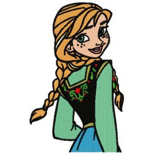 Anna embroidery design - Embroidery Design