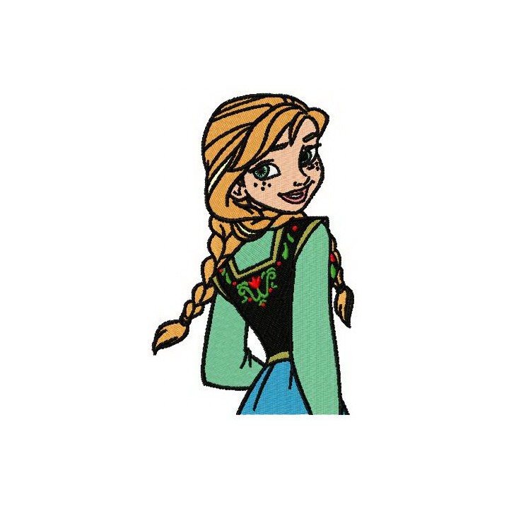 Anna embroidery design - Embroidery Design
