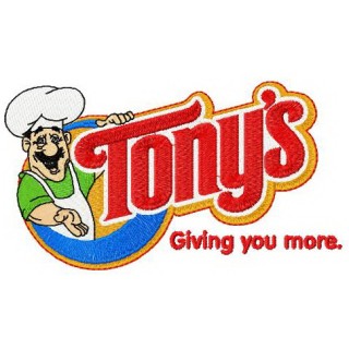 Tony's logo embroidery design - Embroidery Design