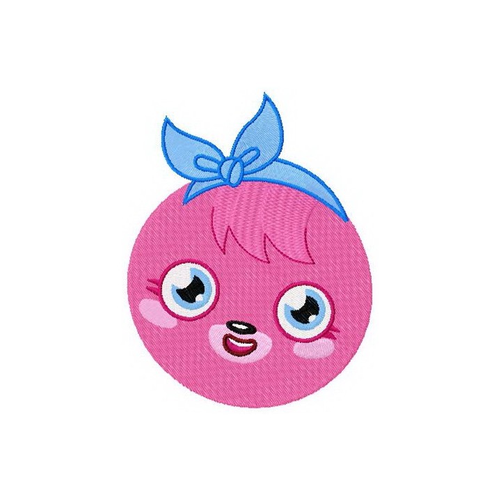 Poppet badge embroidery design - Embroidery Design