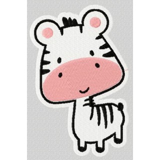 Baby zebra embroidery design - Embroidery Design