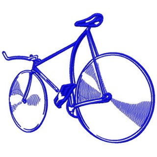 Bike embroidery design - Embroidery Design