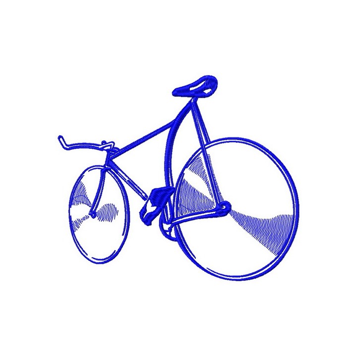 Bike embroidery design - Embroidery Design