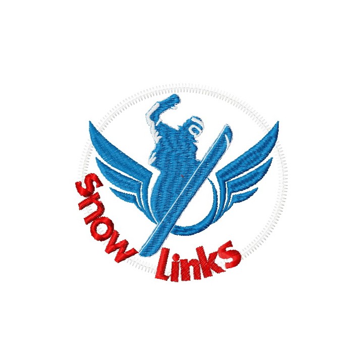 Snow links embroidery design - Embroidery Design