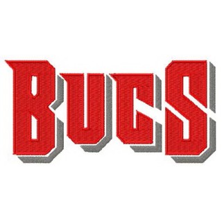 Tampa Bay Buccaneers wordmark logo embroidery design - Embroidery Design