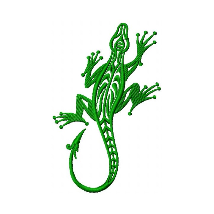 Lizard embroidery design - Embroidery Design