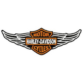 Harley Davidson logo 2 embroidery design - Embroidery Design