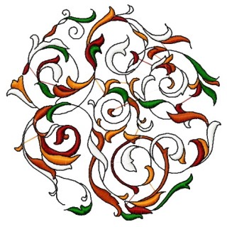 Flower pattern 3 embroidery design - Embroidery Design