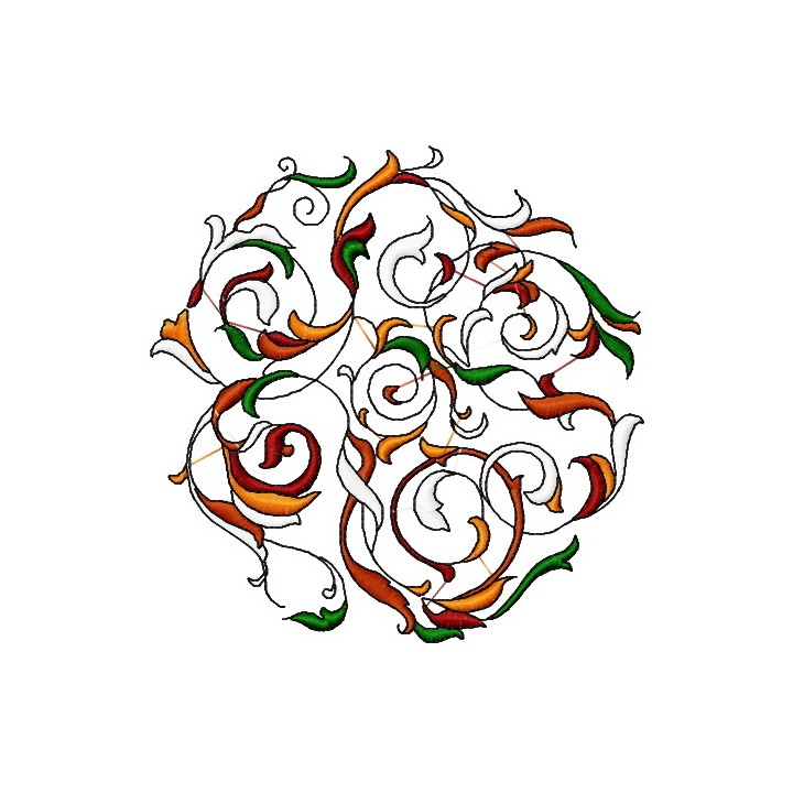 Flower pattern 3 embroidery design - Embroidery Design