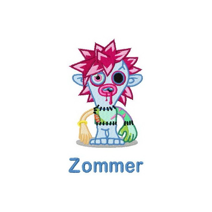 Zommer embroidery design - Embroidery Design
