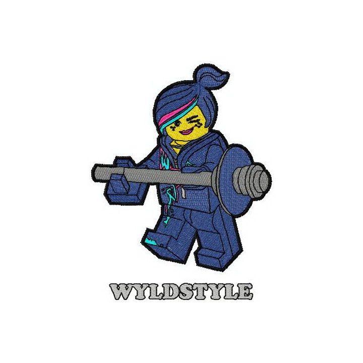 Wyldstyle embroidery design - Embroidery Design