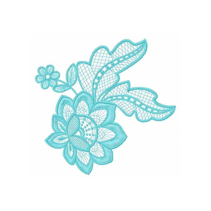 Lace flower 9 embroidery design - Embroidery Design