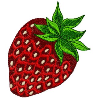 Strawberry embroidery design - Embroidery Design