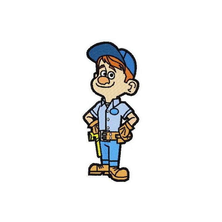 Fix-It Felix, Jr. embroidery design - Embroidery Design