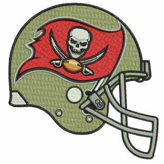 Tampa Bay Buccaneers 2014 helmet embroidery design - Embroidery Design