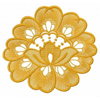 Lace flower 5 embroidery design - Embroidery Design