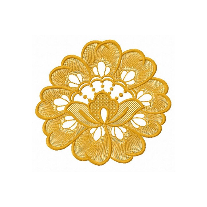 Lace flower 5 embroidery design - Embroidery Design
