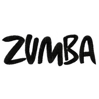 Zumba logo 3 embroidery design - Embroidery Design