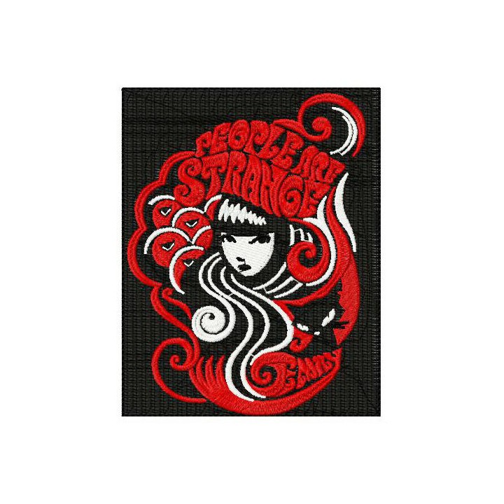 Emily the Strange embroidery design - Embroidery Design