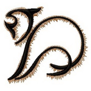 Cat sketch 5 embroidery design - Embroidery Design