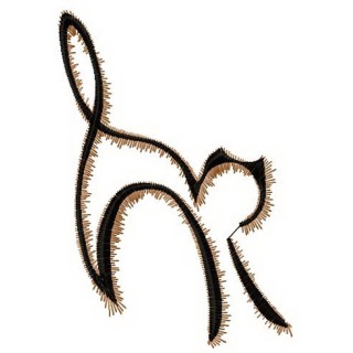 Cat sketch 2 embroidery design - Embroidery Design