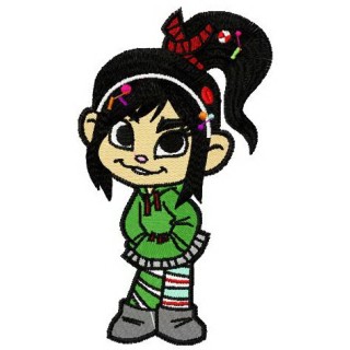 Vanellope Von Schweetz 2 embroidery design - Embroidery Design