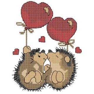 Love hedgehogs embroidery design - Embroidery Design